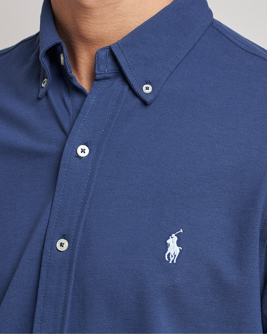 Herren | Hemden | Polo Ralph Lauren | Featherweight Mesh Shirt Light Navy