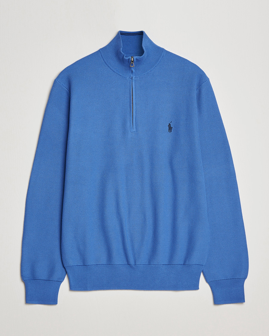 Herren | Pullover | Polo Ralph Lauren | Cotton Half Zip Maidstone Blue
