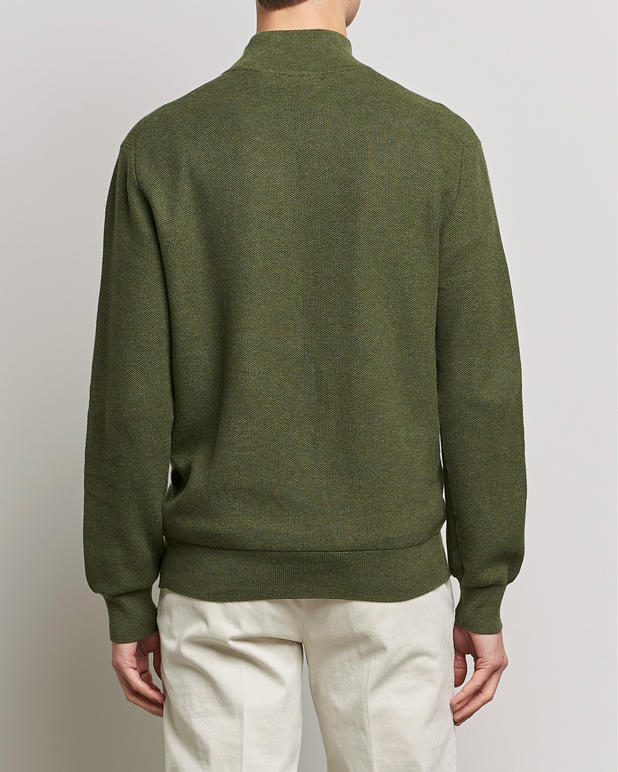 Herren | Pullover | Polo Ralph Lauren | Cotton Half Zip Olive Heather