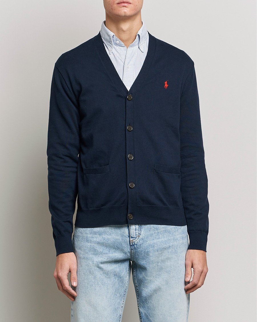 Herren | Strickjacke | Polo Ralph Lauren | Cotton Cardigan Hunter Navy