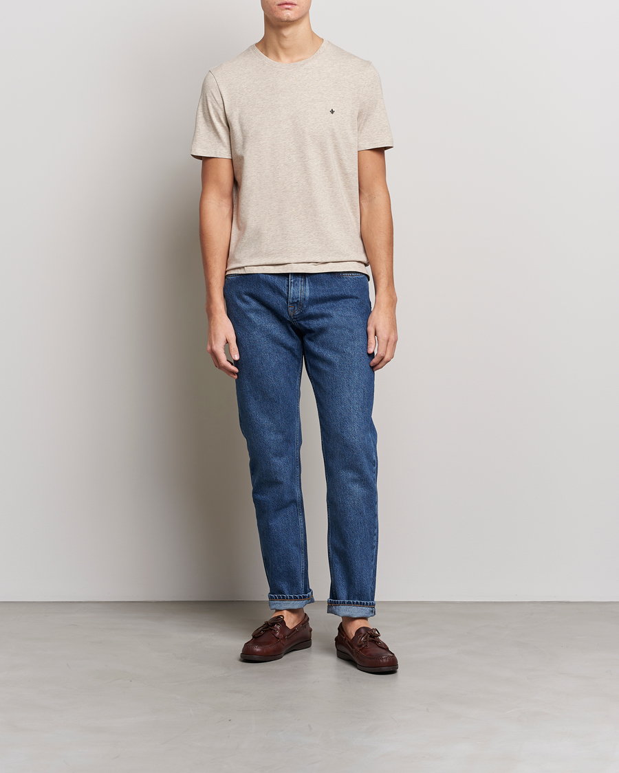 Herren | T-Shirts | Morris | James Crew Neck T-shirt Khaki
