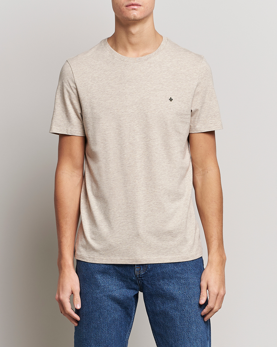 Herren | T-Shirts | Morris | James Crew Neck T-shirt Khaki
