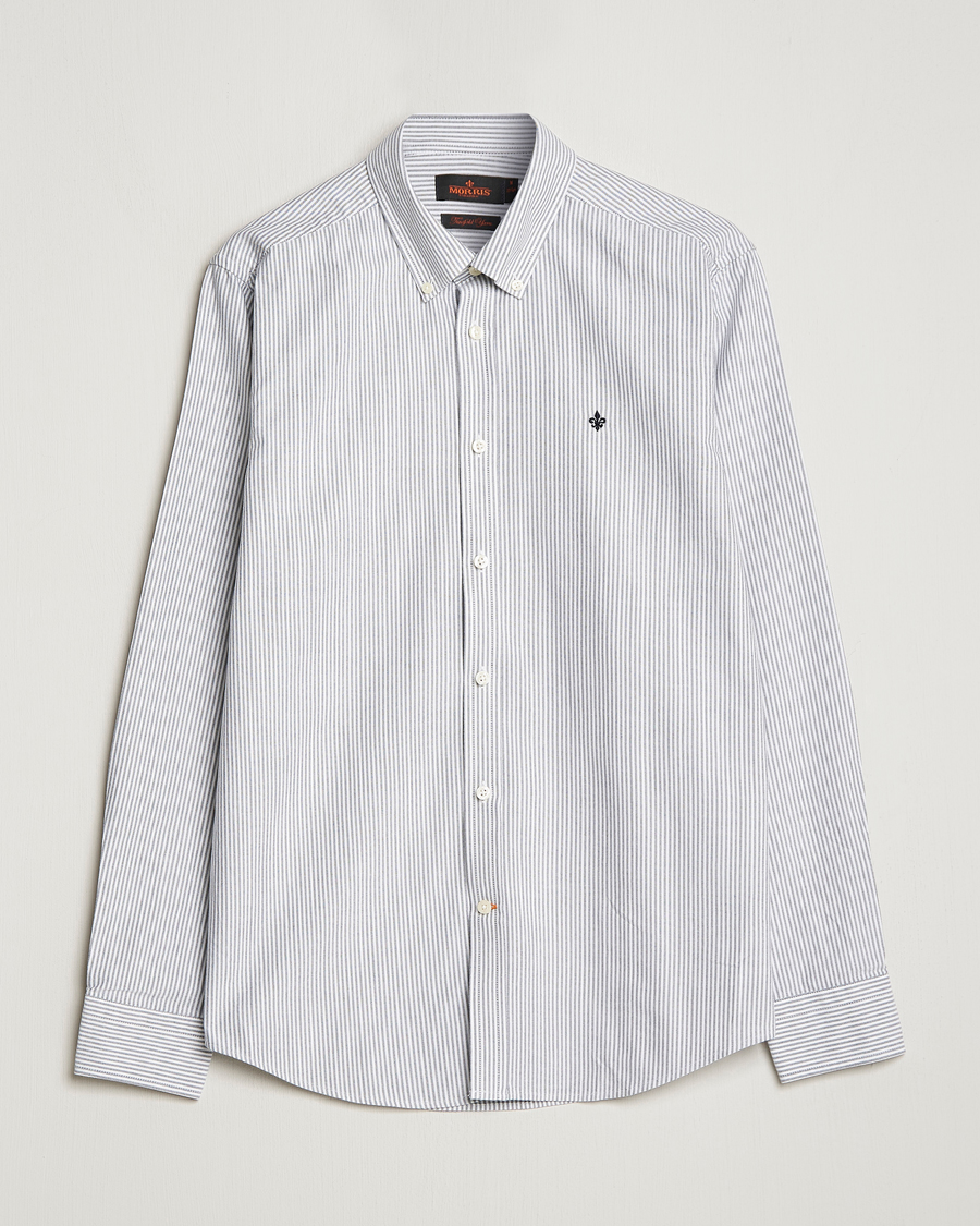 Herren | Hemden | Morris | Douglas Oxford Striped Shirt Blue