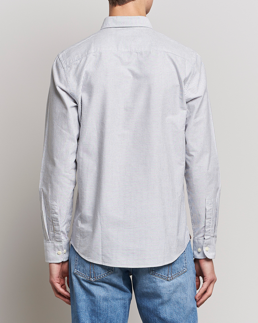 Herren | Hemden | Morris | Douglas Oxford Striped Shirt Blue