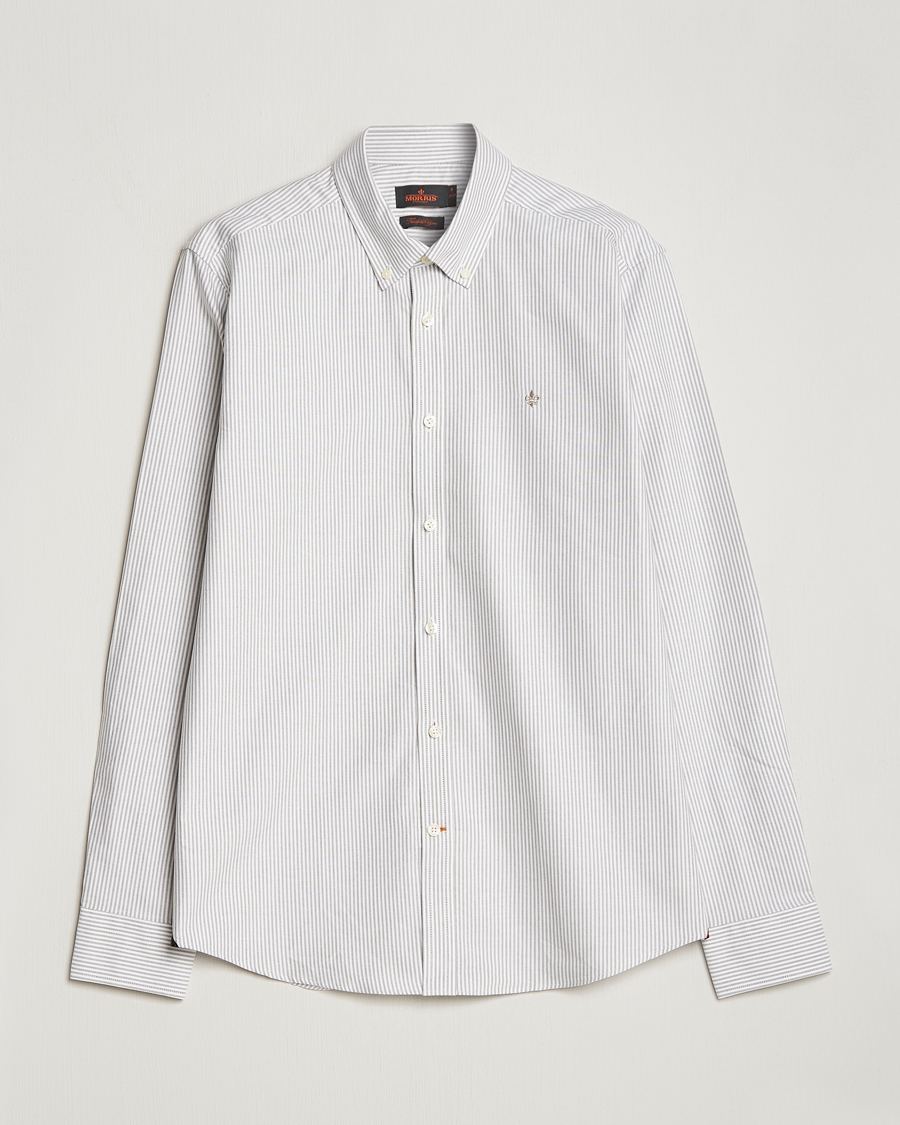 Herren | Hemden | Morris | Douglas Striped Oxford Shirt Brown