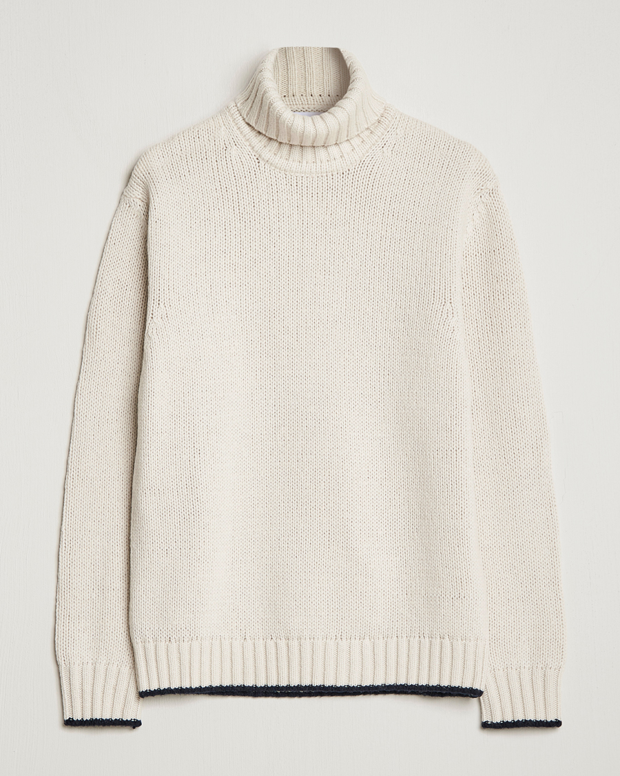 Herren | Pullover | NN07 | Bert Knitted Rollneck Ecru