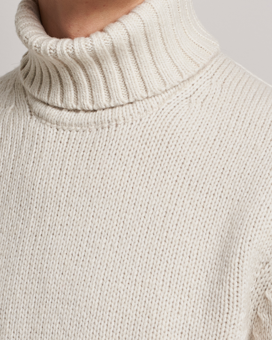 Herren | Pullover | NN07 | Bert Knitted Rollneck Ecru