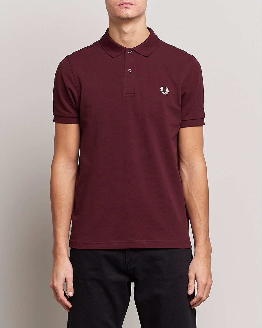 Herren | Poloshirts | Fred Perry | Plain Polo Shirt Oxblood