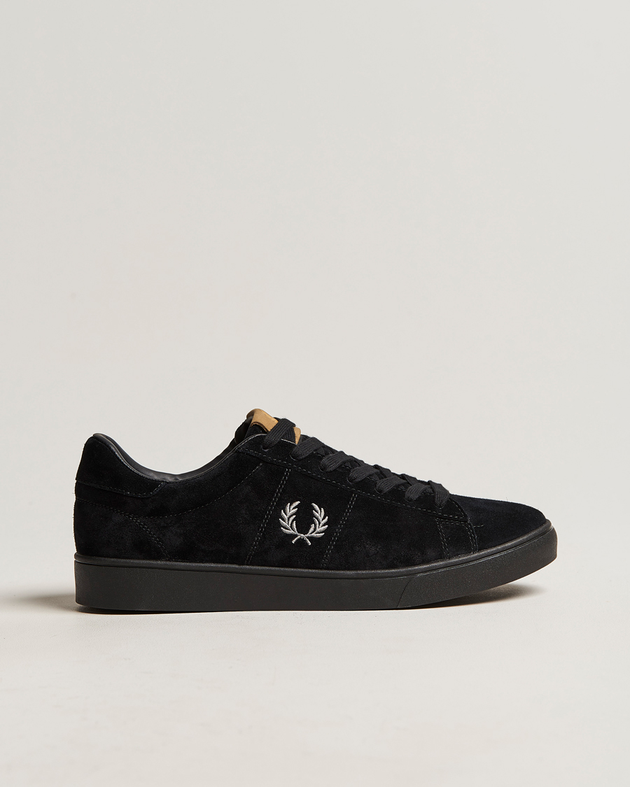 Fred Perry Spencer Suede Sneaker Black bei Care of Carl