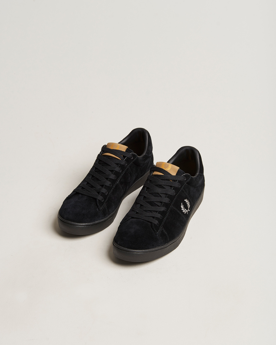Herren | Schuhe | Fred Perry | Spencer Suede Sneaker Black