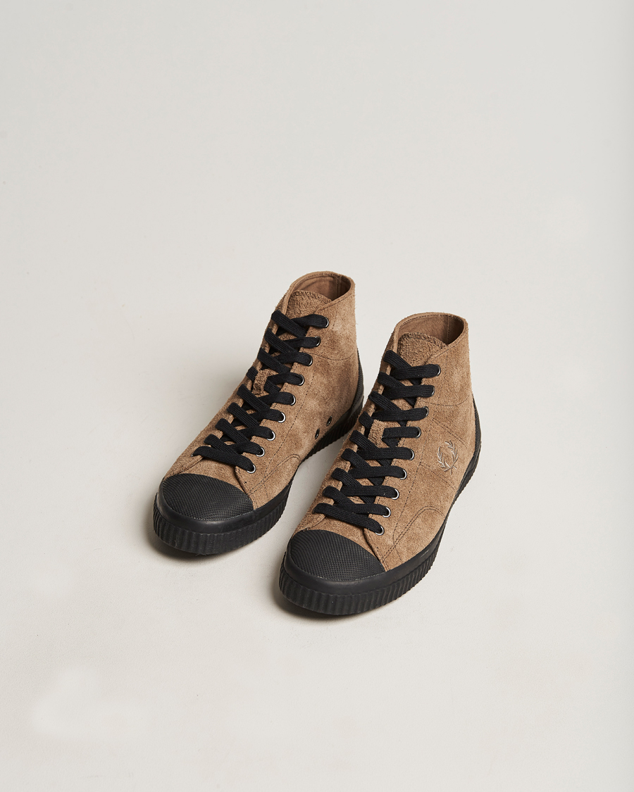 Herren | Fred Perry | Fred Perry | Huges Mid Suede Sneaker Bark