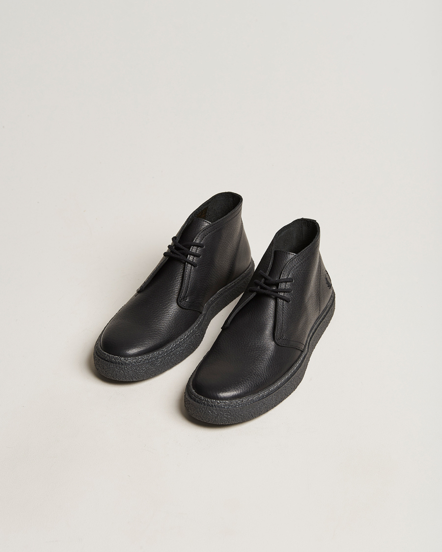 Herren | Chukka-Boots | Fred Perry | Hawley Leather Boot Black