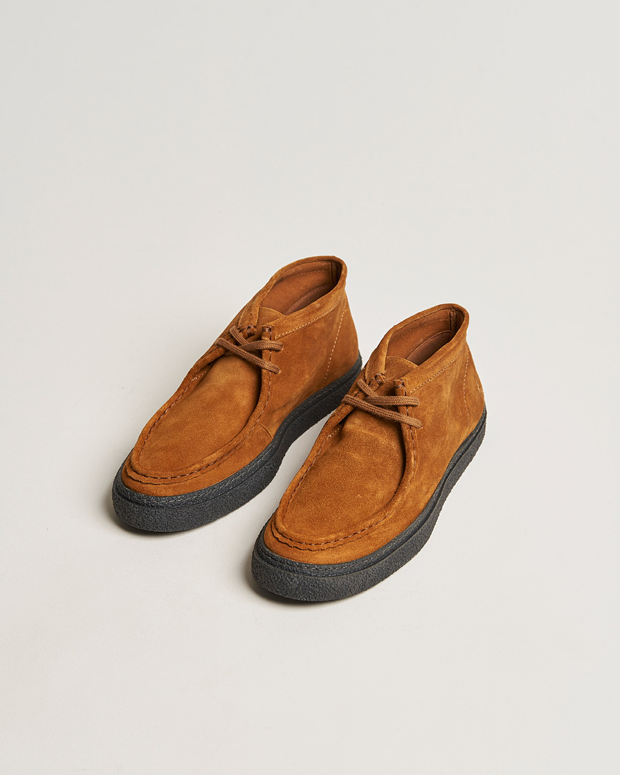 Herren | Fred Perry Dawson Mid Suede Nut Flake | Fred Perry | Dawson Mid Suede Nut Flake