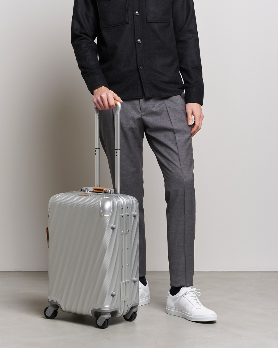 Herren | Reisetaschen | TUMI | International Carry-on Aluminum Trolley Texture Silver