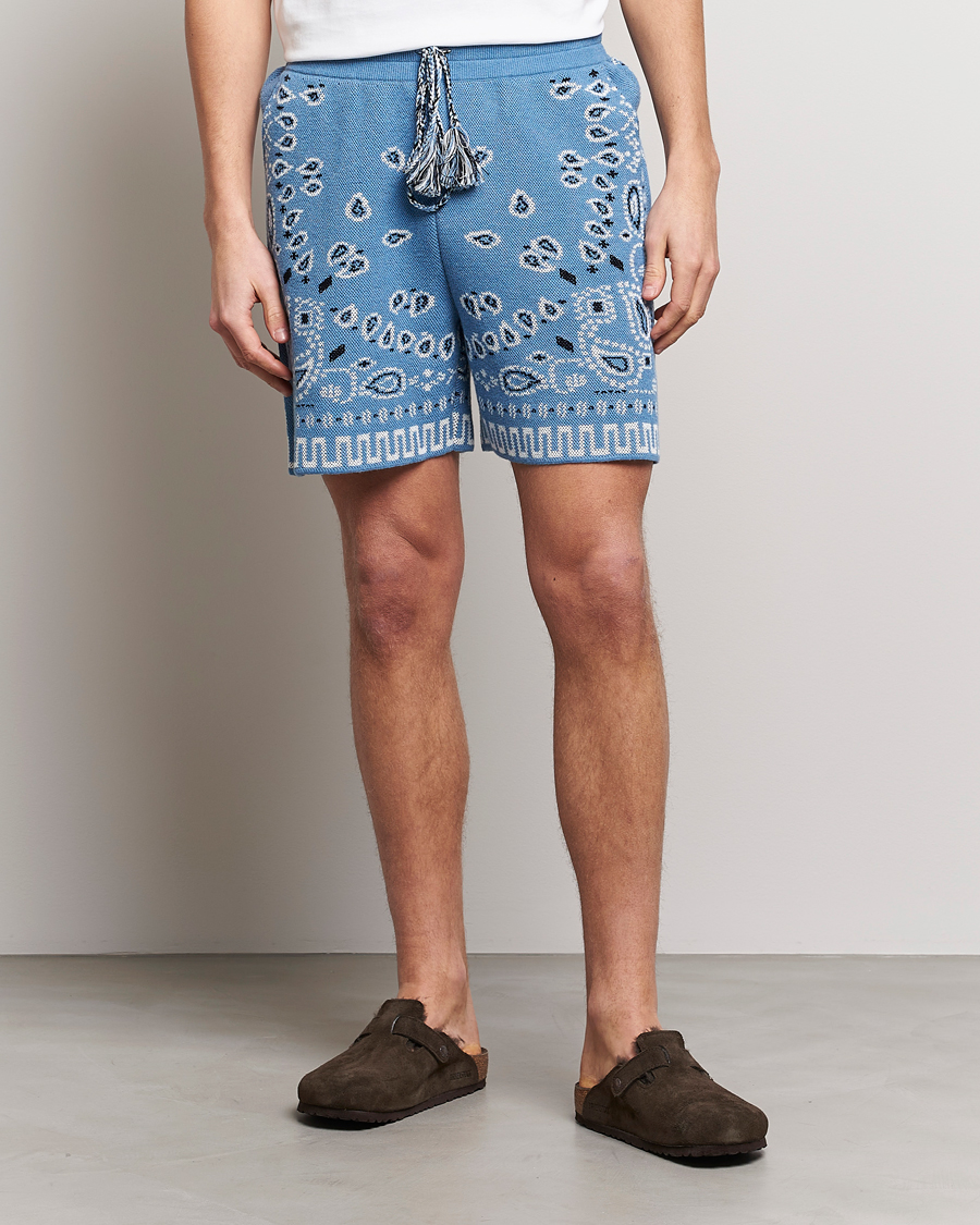 Herren | Shorts | Alanui | Bandana Print Shorts Light Blue
