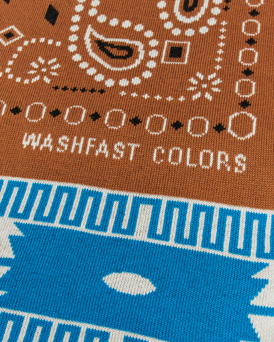 Herren | Alanui Bandana Jacquard Blanket Brown | Alanui | Bandana Jacquard Blanket Brown
