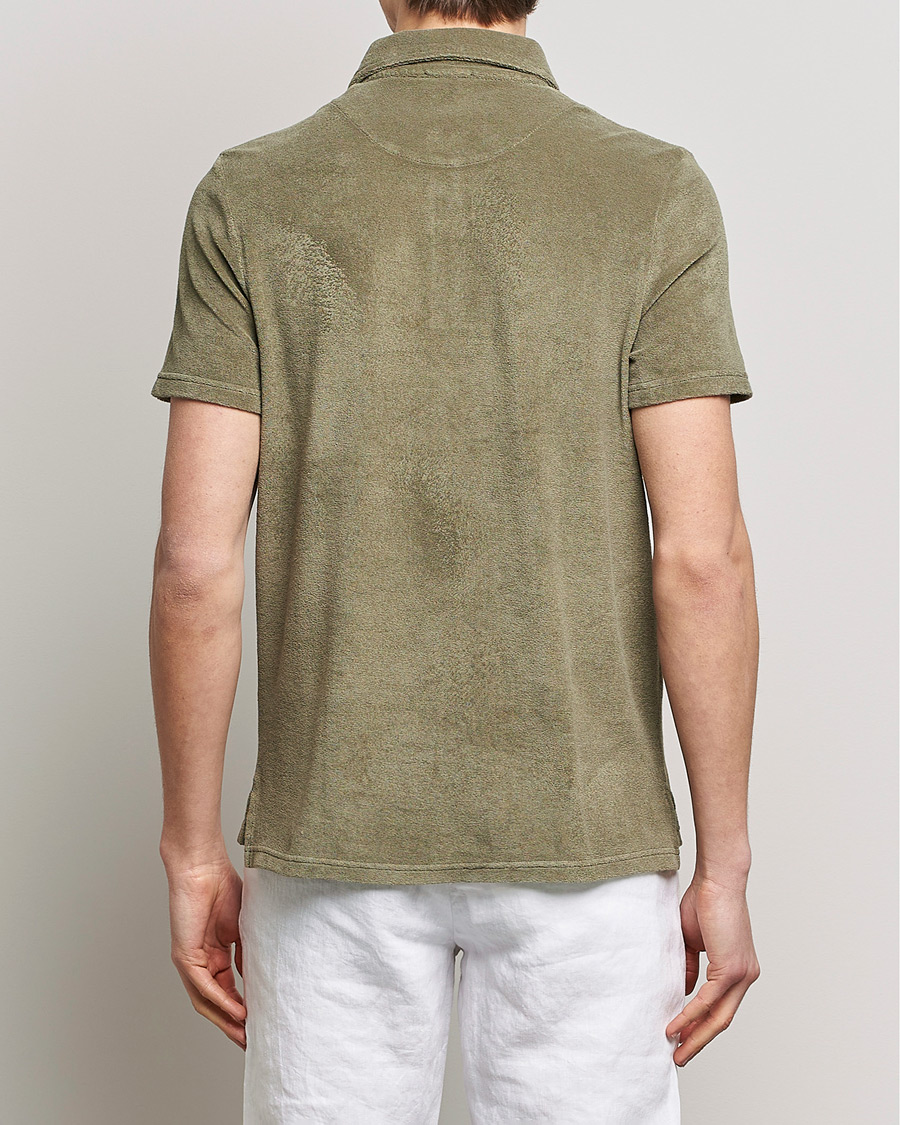 Herren | Poloshirts | Altea | Short Sleeve Terry Polo Olive