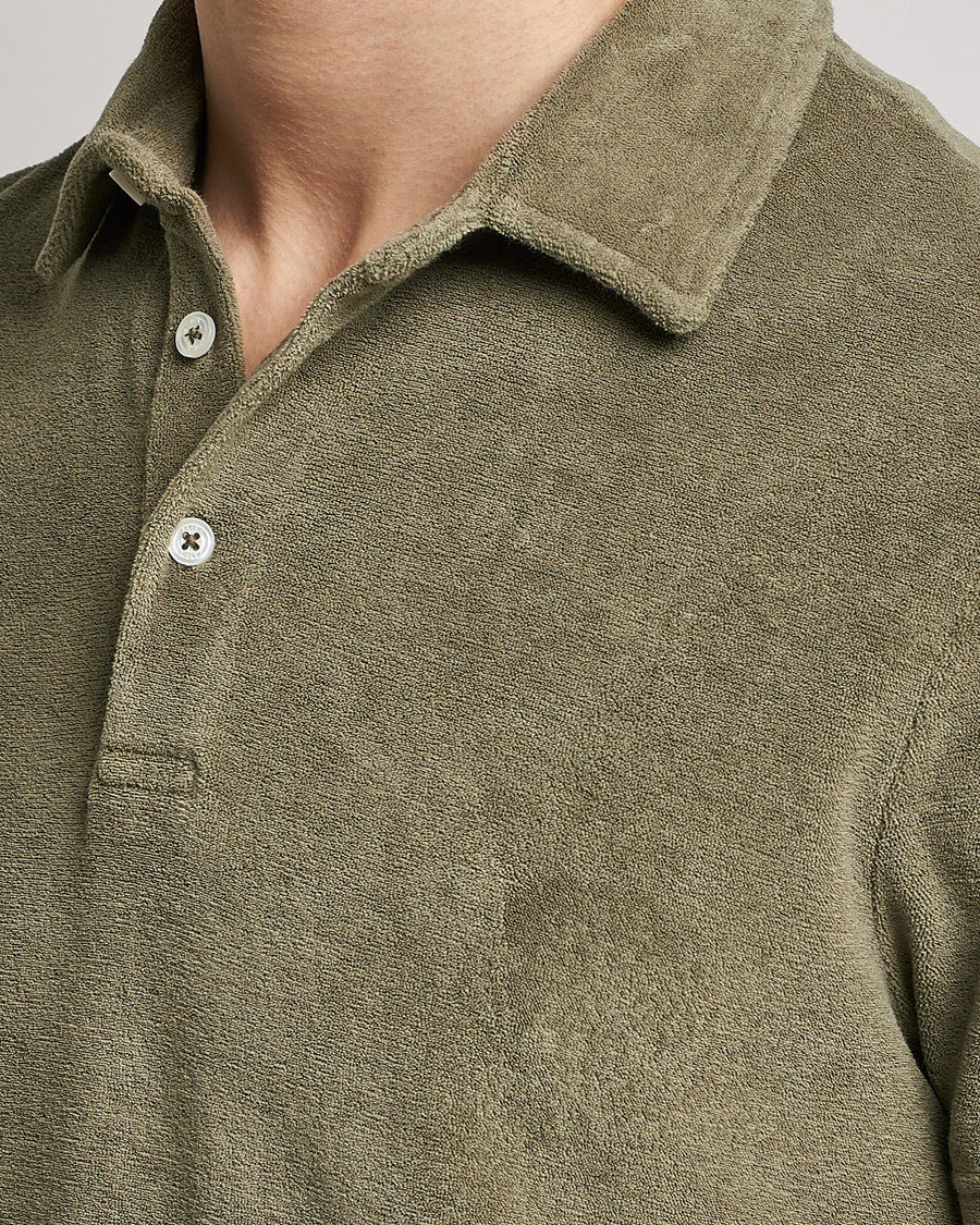 Herren | Poloshirts | Altea | Short Sleeve Terry Polo Olive