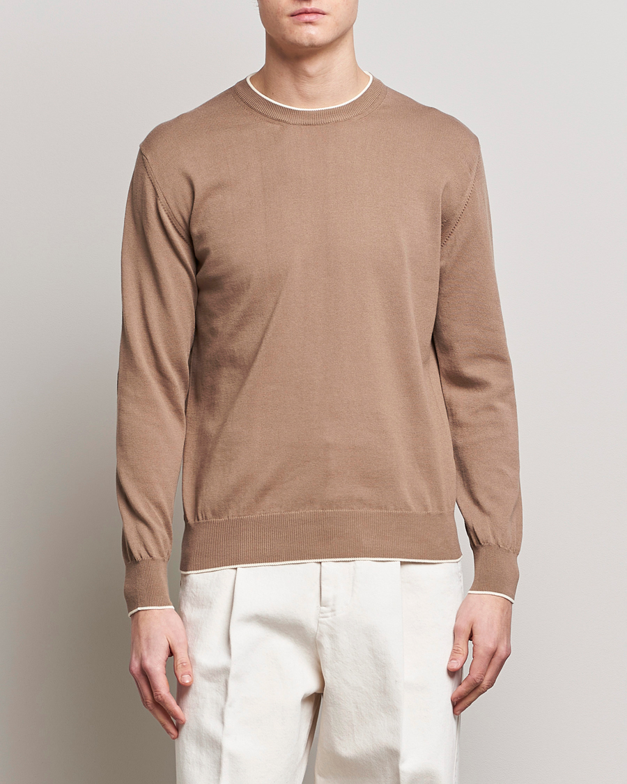 Herren | | Altea | Soft Cotton Pullover Beige