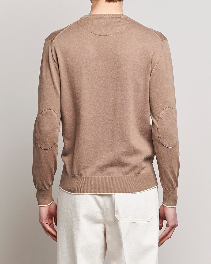 Herren | Pullover | Altea | Soft Cotton Pullover Beige