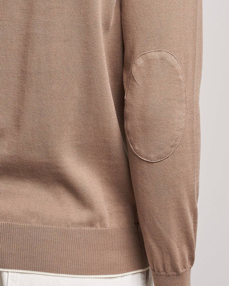 Herren | Pullover | Altea | Soft Cotton Pullover Beige