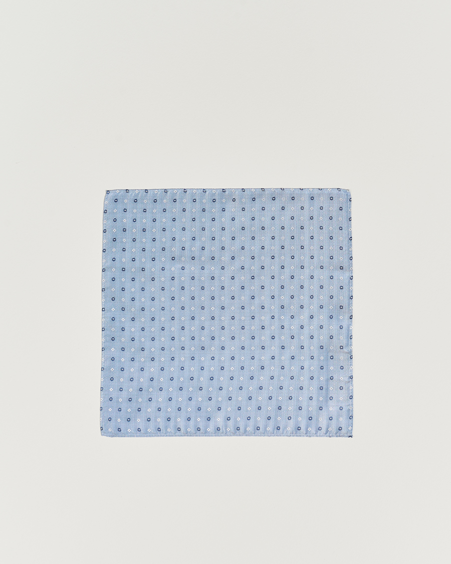 Herren | Krawatten | Amanda Christensen | Box Set Silk 8cm Tie With Pocket Square Blue