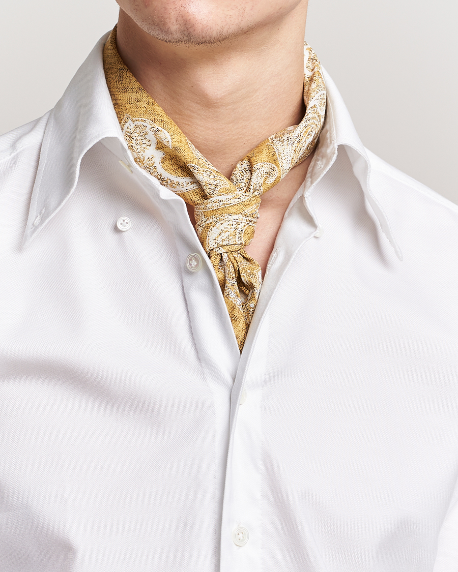 Herren |  | Amanda Christensen | Cotton Voilé Printed Bandana Yellow