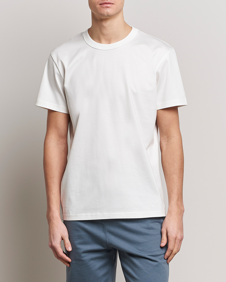 Herren | T-Shirts | Bread & Boxers | Pima Cotton Crew Neck T-Shirt Ivory