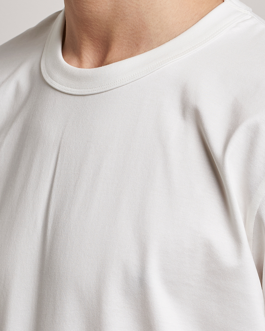 Herren | T-Shirts | Bread & Boxers | Pima Cotton Crew Neck T-Shirt Ivory