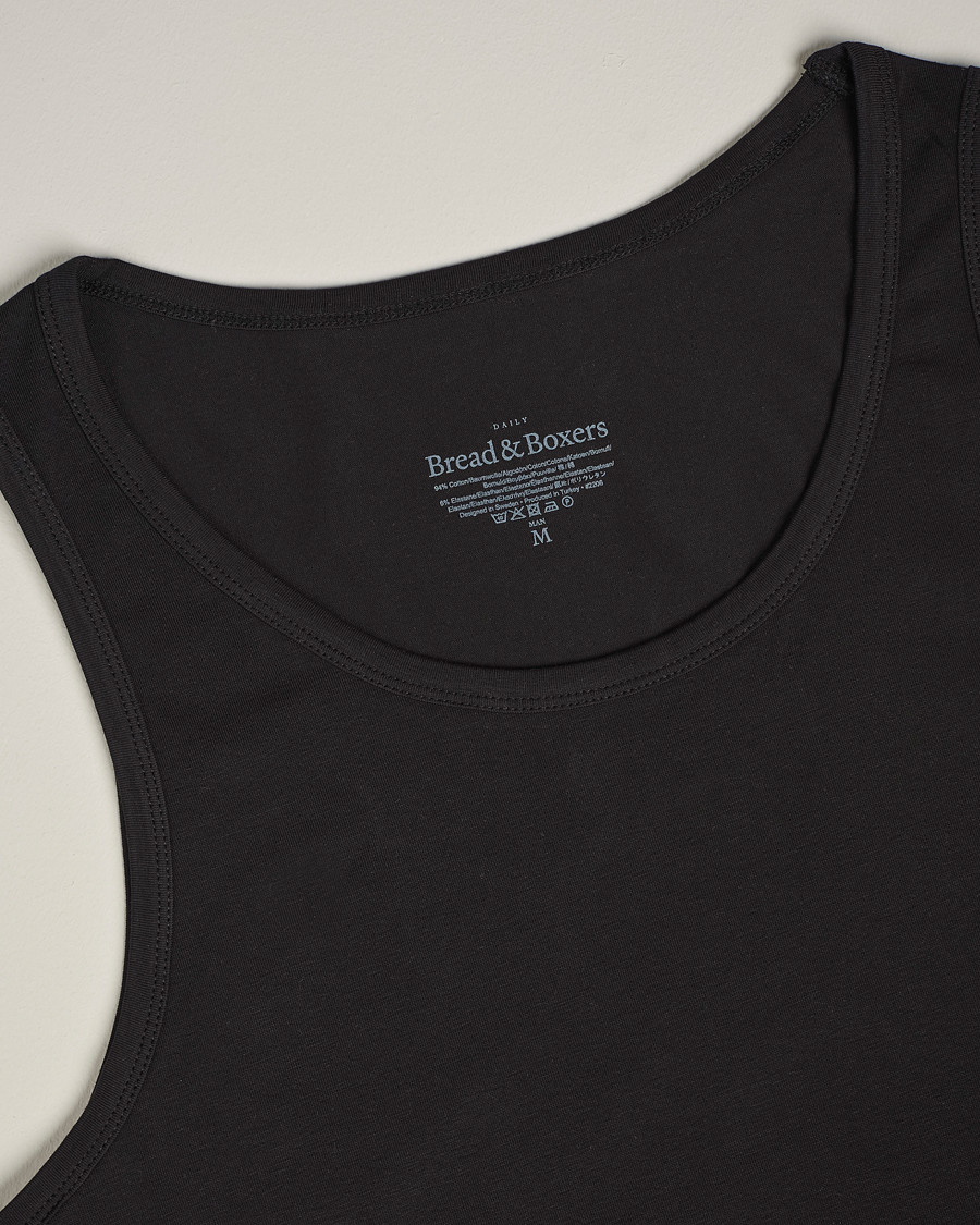 Herren | T-Shirts | Bread & Boxers | 2-Pack Tank Top Black