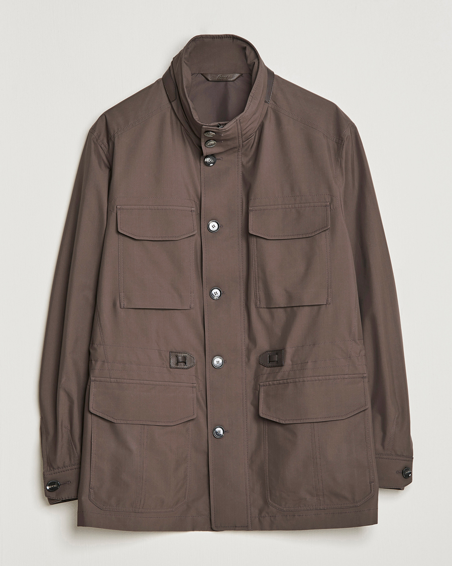 Herren | Jacken | Brioni | Performa Silk Field Jacket Olive