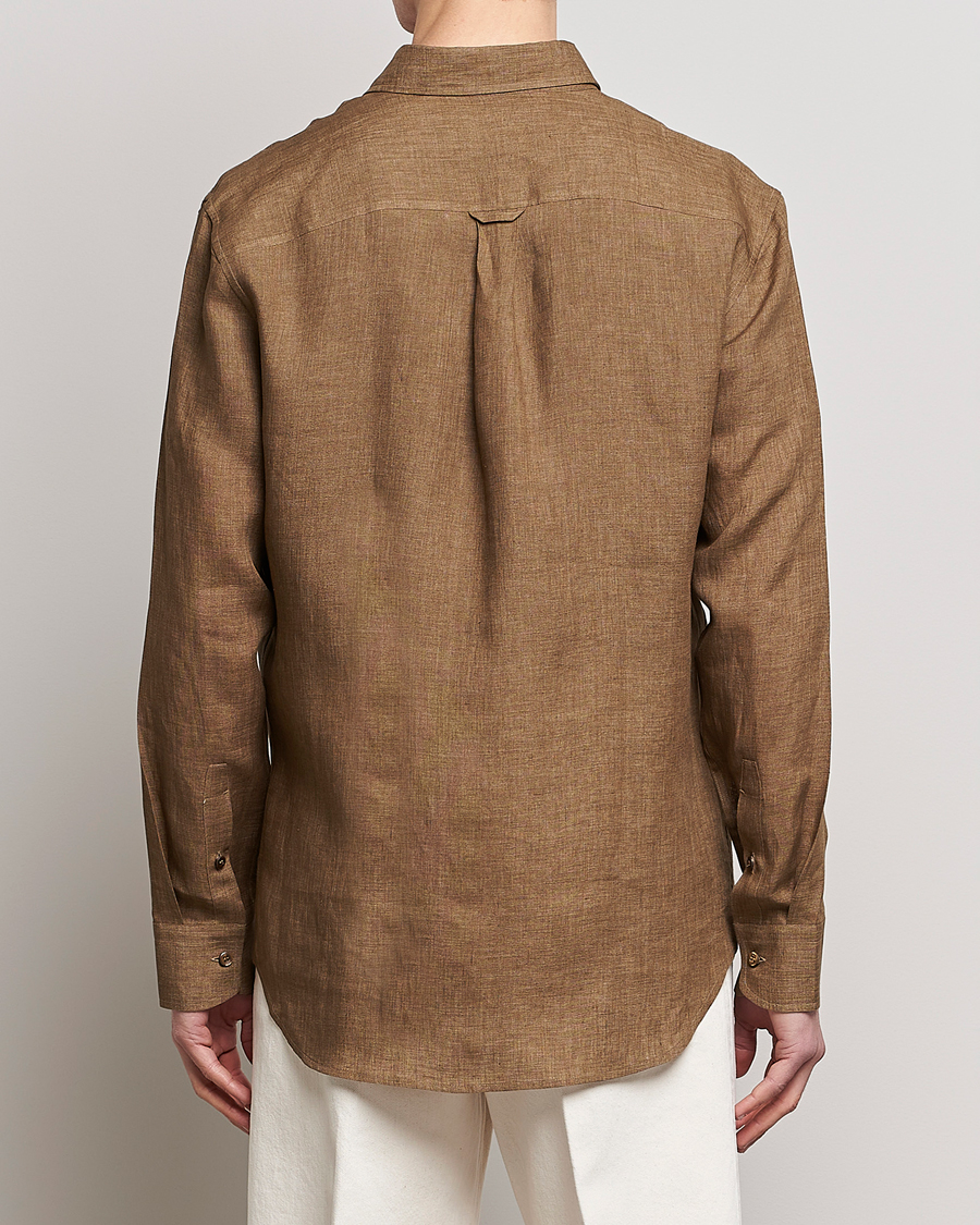 Herren | Hemden | Brioni | Linen Overshirt Military