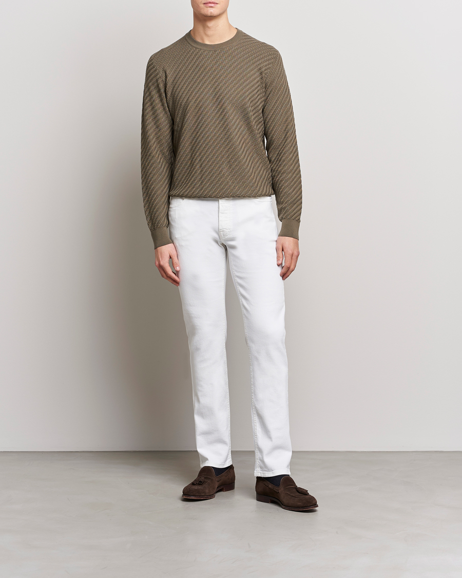 Herren | Hosen | Brioni | Slim Fit 5-Pocket Pants White