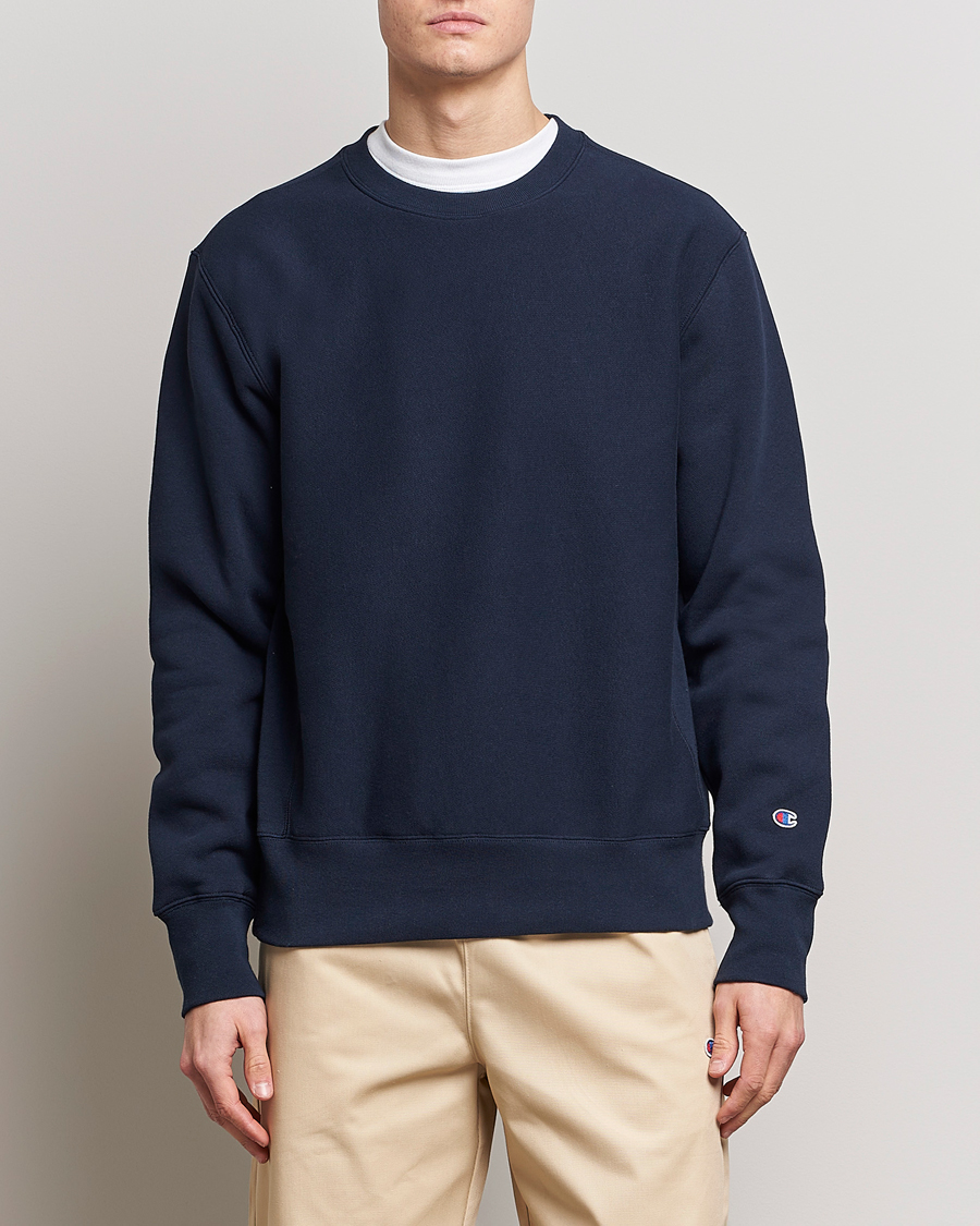 Herren |  | Champion | Reverse Weave Soft Fleece Sweatshirt Navy