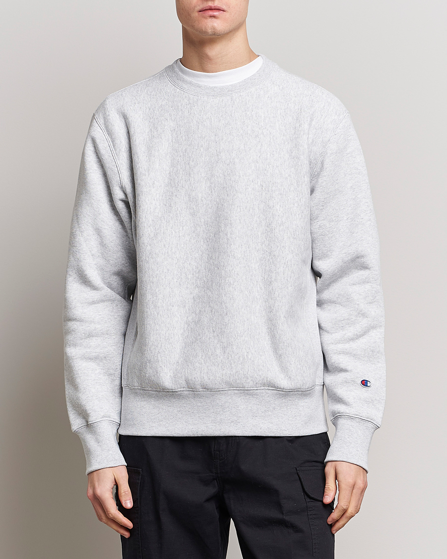 Herren | | Champion | Reverse Weave Soft Fleece Sweatshirt Grey Melange