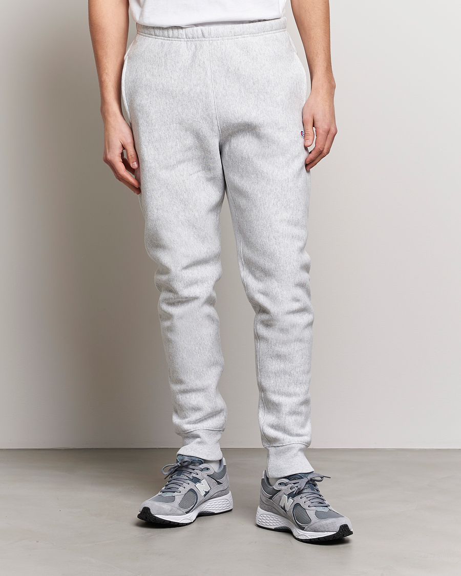 Herren | Joggpants | Champion | Reverse Weave Soft Fleece Sweatpants Grey Melange