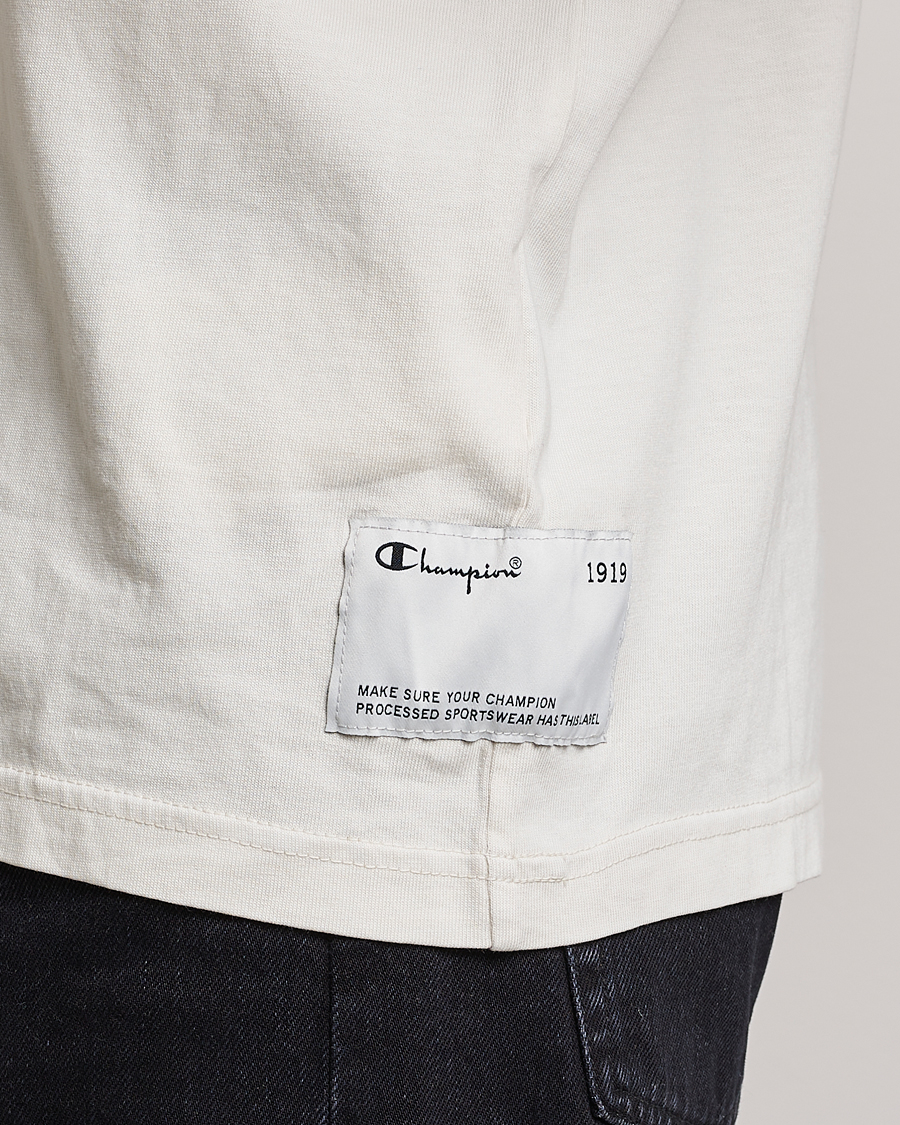 Herren | T-Shirts | Champion | Heritage Garment Dyed T-Shirt Egret