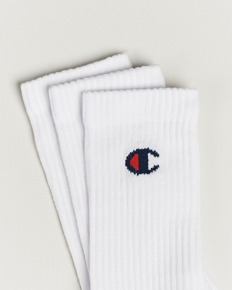 Herren | Unterwäsche | Champion | 3-Pack Crew Socks White