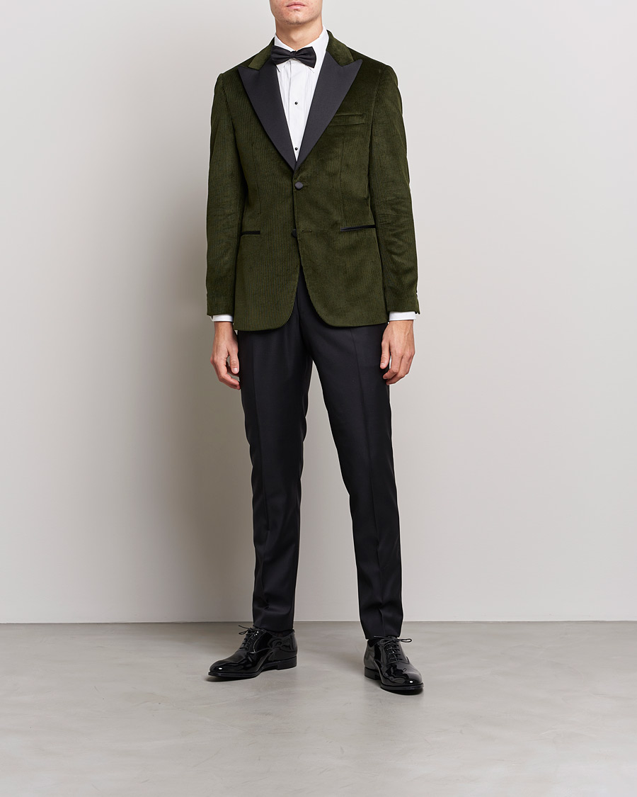 Herren | Sakkos | Morris Heritage | Carl Corduroy Dinner Jacket Green