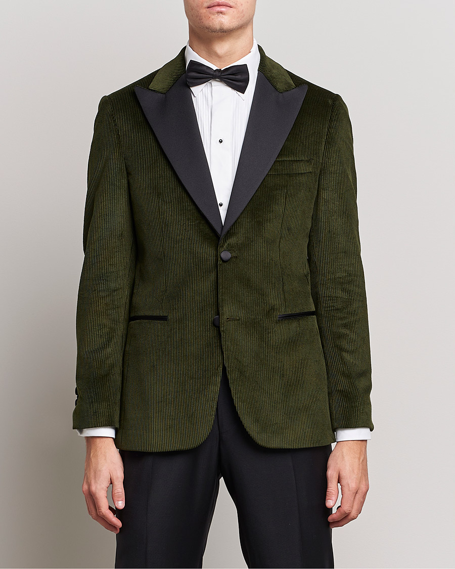 Herren | Black Tie | Morris Heritage | Carl Corduroy Dinner Jacket Green