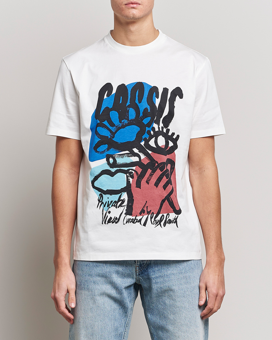Herren | T-Shirts | Paul Smith | Cassis Print T-Shirt White