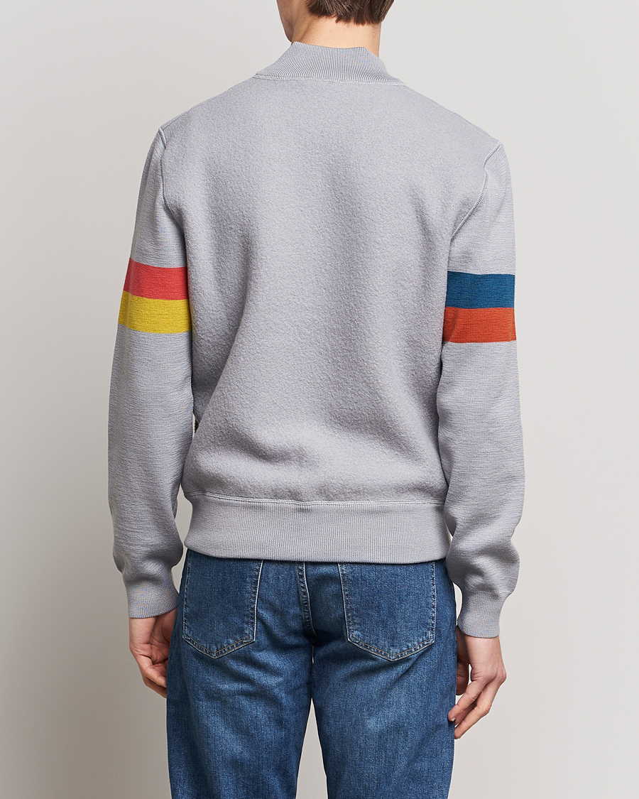 Herren | Jacken | Paul Smith | Knitted Boiled Wool Bomber Jacket Grey