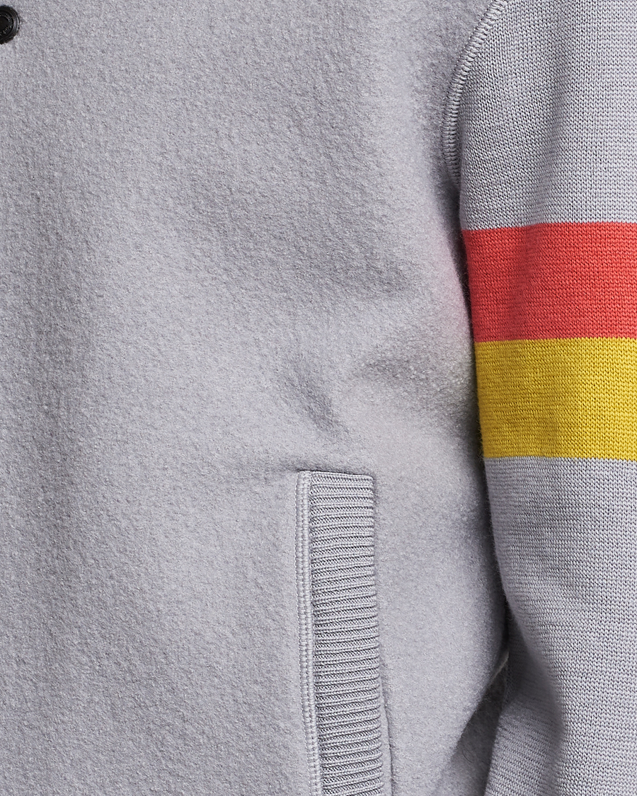 Herren | Jacken | Paul Smith | Knitted Boiled Wool Bomber Jacket Grey
