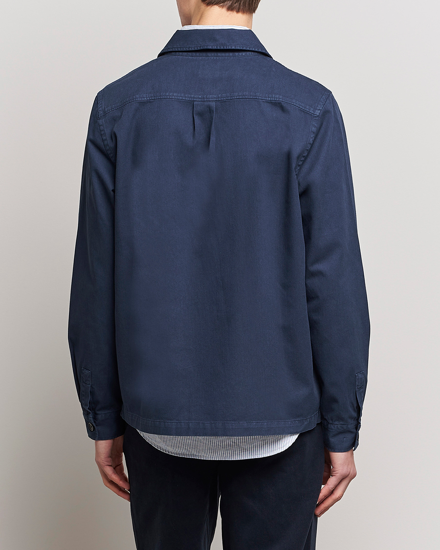 Herren | Hemden | PS Paul Smith | Cotton Zebra Overshirt Navy
