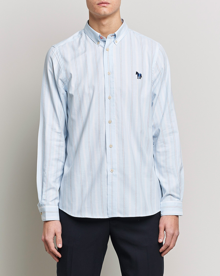 Herren | Paul Smith | PS Paul Smith | Cotton Regular Fit Shirt Blue