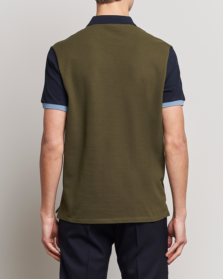 Herren | Poloshirts | PS Paul Smith | Organic Cotton Pique Green/Navy