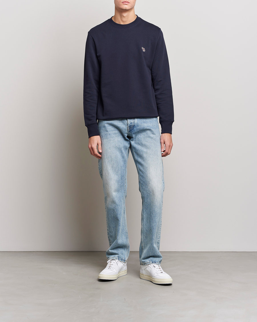 Herren | Pullover | PS Paul Smith | Zebra Organic Cotton Sweatshirt Navy