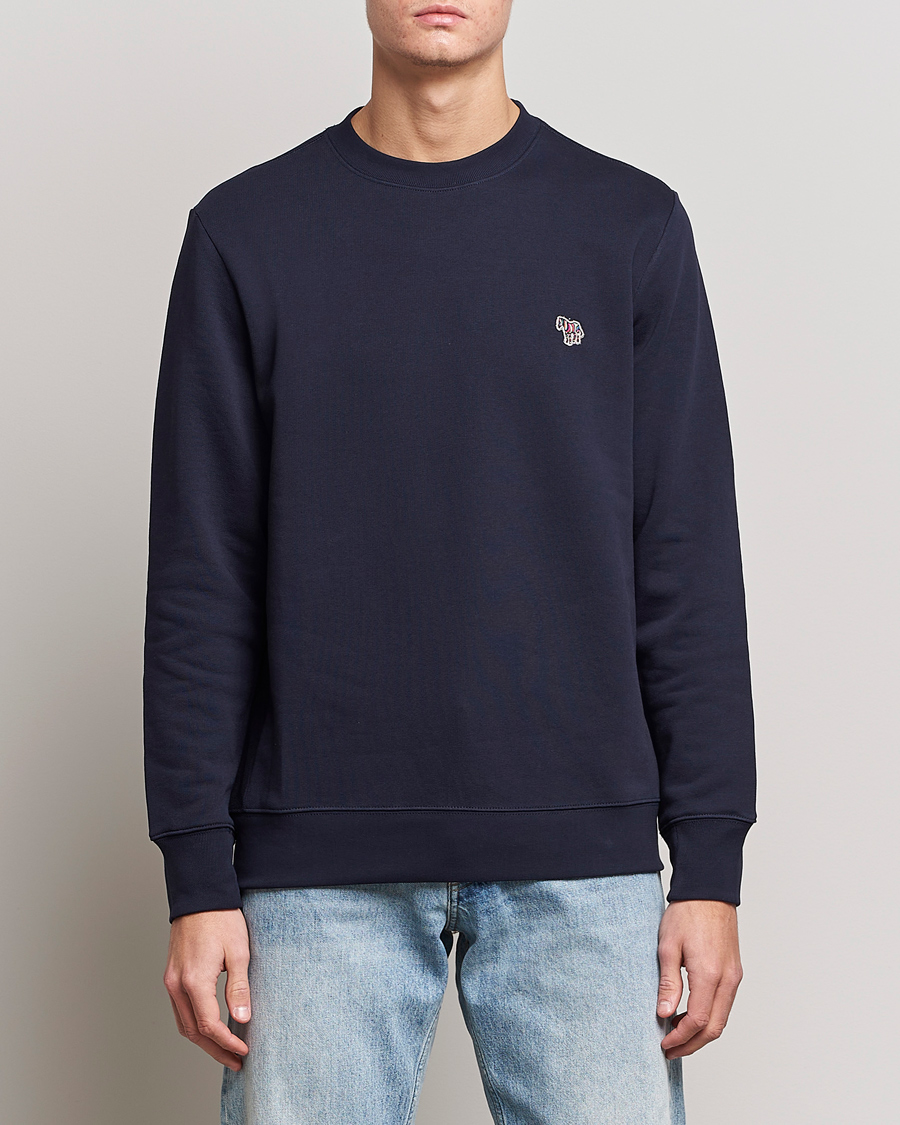 Herren | Paul Smith | PS Paul Smith | Zebra Organic Cotton Sweatshirt Navy