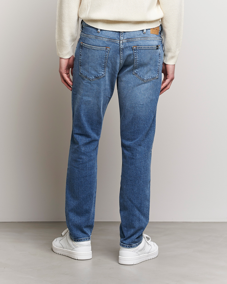 Herren | Jeans | PS Paul Smith | Taped Fit Organic Cotton Jeans Mid Blue
