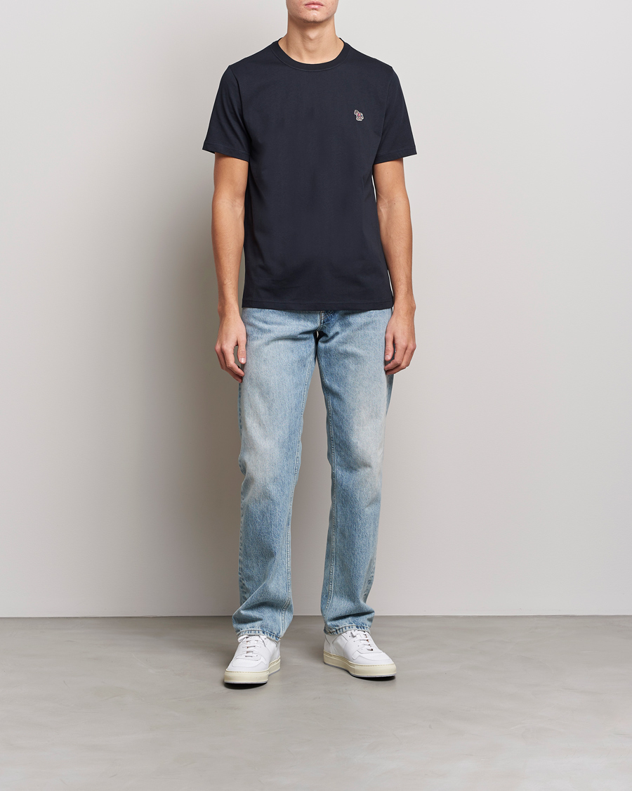 Herren | T-Shirts | PS Paul Smith | Organic Cotton Zebra T-Shirt Navy
